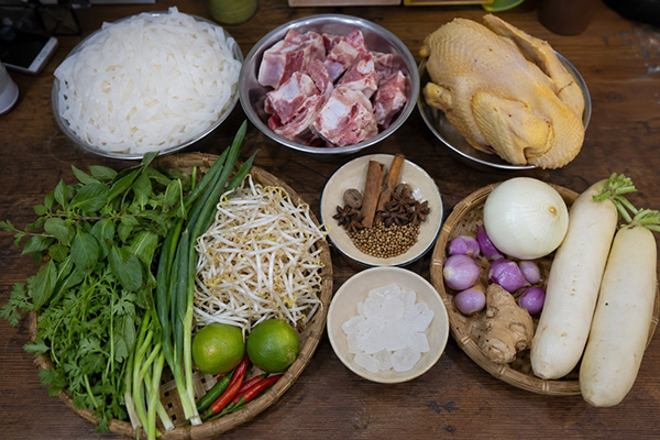 cách nấu phở gà miền nam