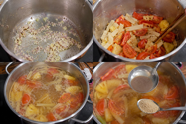 nấu nước lẩu cá