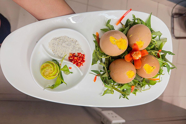 trứng gà nướng thơm ngon dễ bán