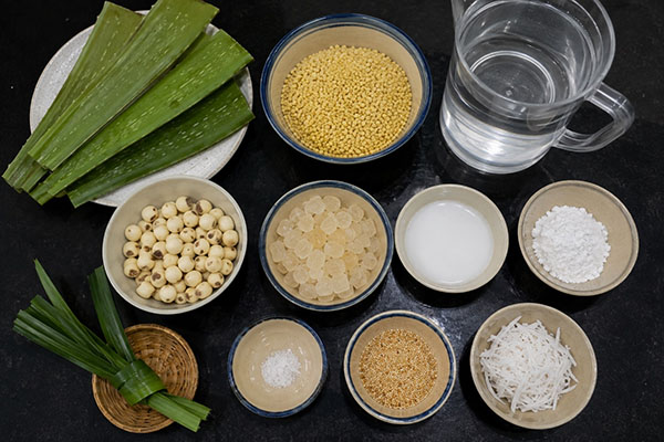 cách nấu chè đậu xanh nha đam hạt sen